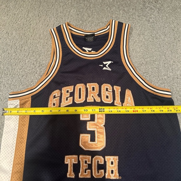 Stephon Marbury Georgia Tech College Basketball Jersey #3 Starbury S - Picture 5 of 9